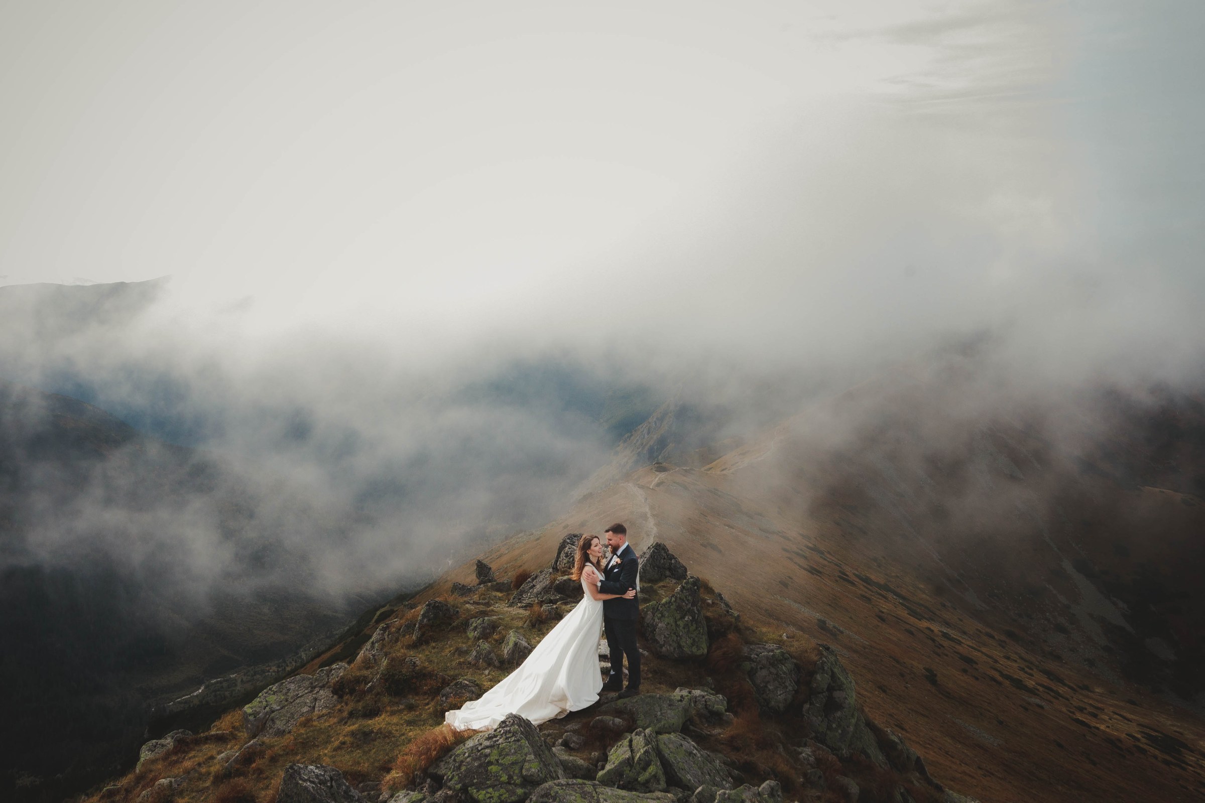 Elopement Tatry - mgła i welon